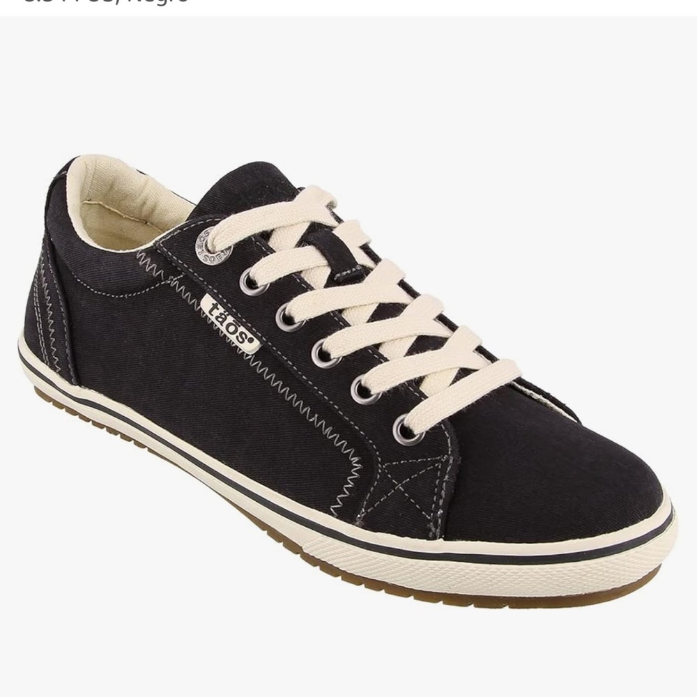 Taos navy blue Canvas Sneakers with White Laces